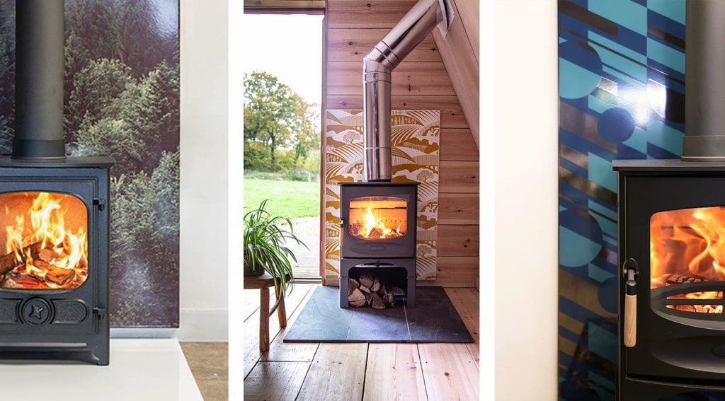 Enhance your fireplace with a wood stove heat shield - Charnwood Stoves